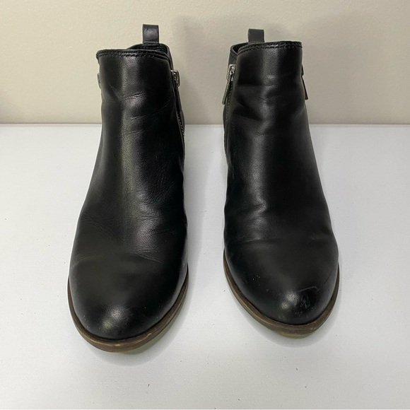 Lucky Brand Basel ankle boot black leather size 7.5 - Picture 2 of 9